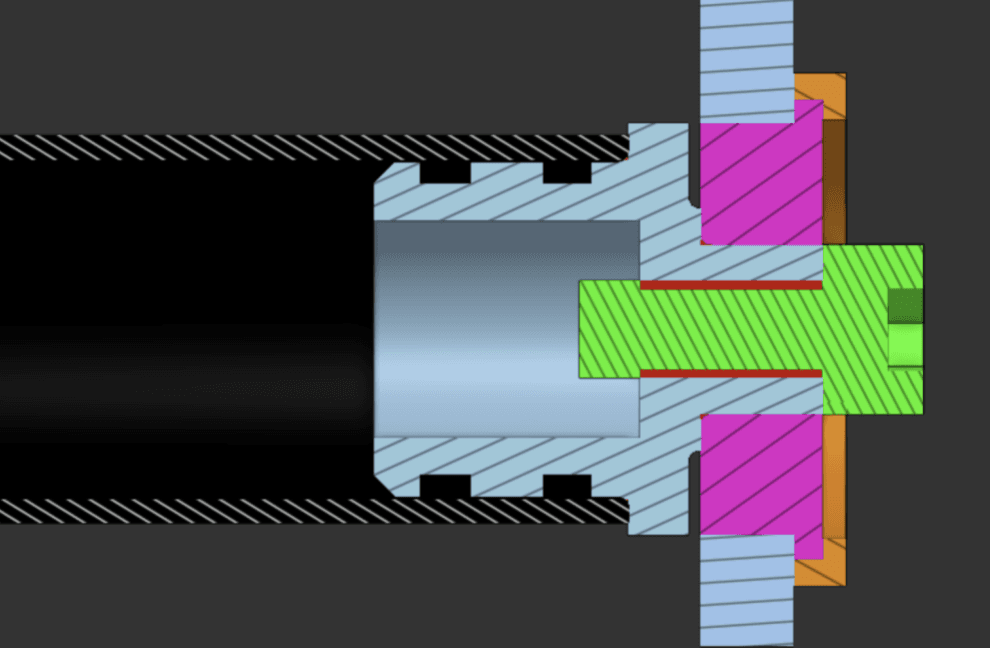 Cross Section of Shaft Solution