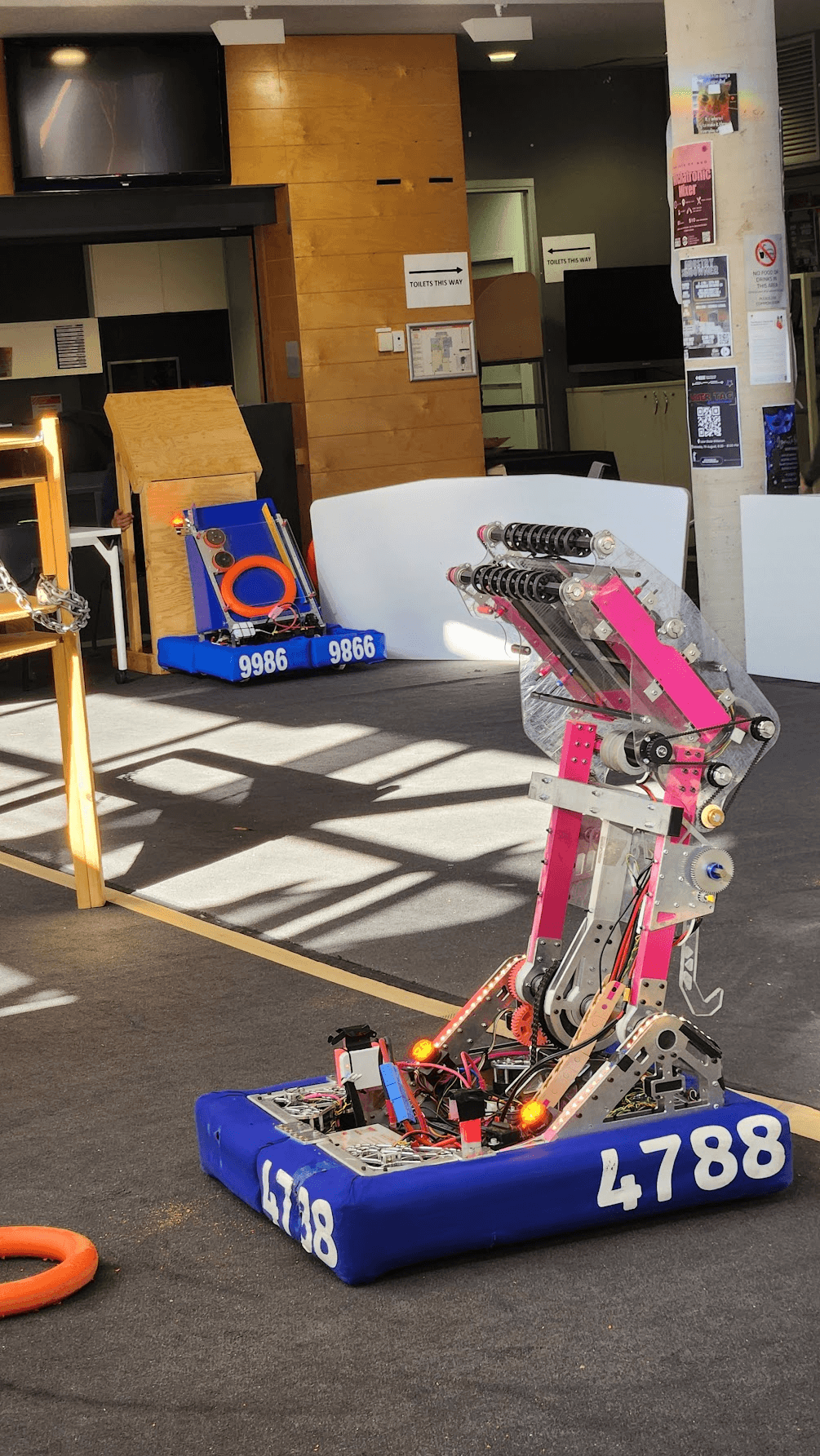The 2024 robot in the workshop